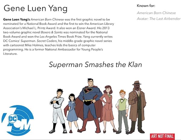 Why 'Superman Smashes the Klan' Graphic Novel by Gene Luen Yang is Set in 1946