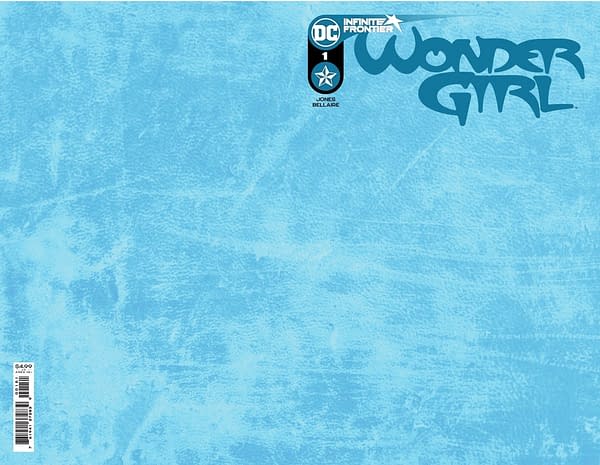Cover image for WONDER GIRL #1 CVR C BLANK CARD STOCK VAR