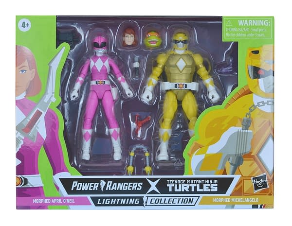 More TMNT x Power Rangers Crossover Figures Arrive From Hasbro