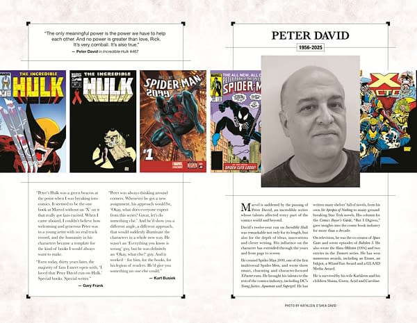 Peter David Tribute Marvel Comics