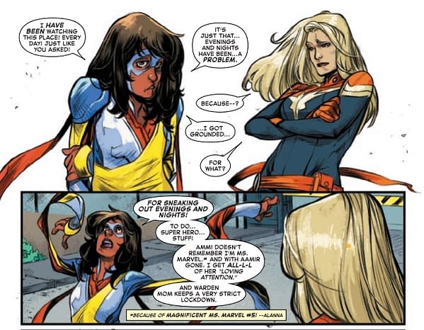 Captain Marvel, Grammar Nazi? Marvel Team-Up #4 [Preview]