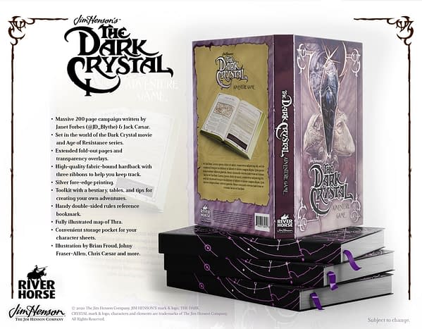 A look at the main book for The Dark Crystal, courtesy of River Horse.