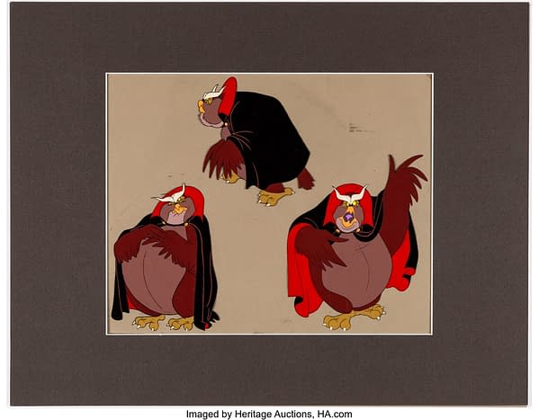 Rock-a-Doodle Villain Grand Duke color model cel. Credit: Heritage Auctions