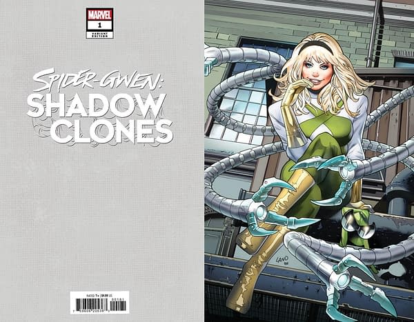 Cover image for SPIDER-GWEN: SHADOW CLONES 1 LAND VIRGIN VARIANT