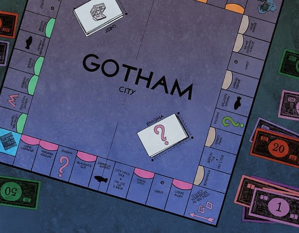 The Other History Of The DC Universe Gives Us a Gotham Monopoly Board