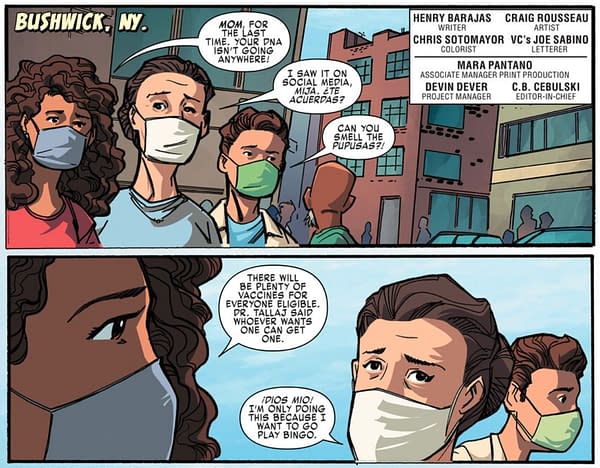 Marvel Heroes Don't Care if You're Vaxxed, But They Do Like Papusas