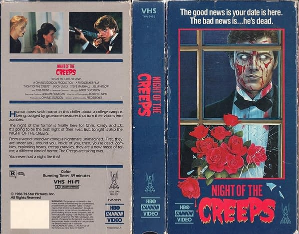 Night of the Creeps VHS