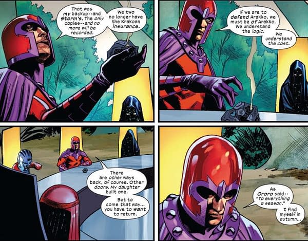 Conversations About Death And Resurrection In X-Men Red #4 (Spoilers)