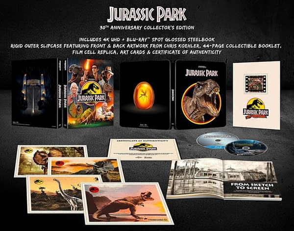 Jurassic Park 30th Anniversary 4K Set Coming June 26th