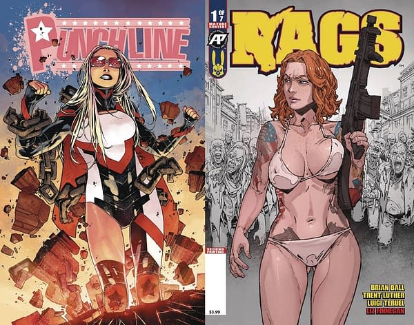 Rags #1 3rd Printing, Punchline #1 2nd Printing from Antarctic Press (UPDATE)