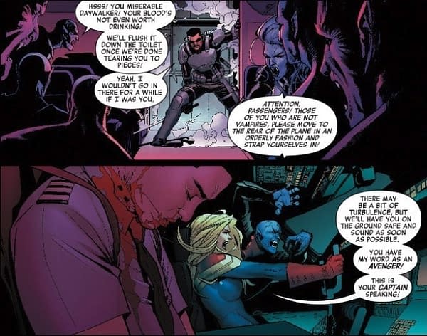 Blade Has Had It with These Mother@#$%ing Vampires on This Mother@#$%ing Plane in Next Week's Avengers #14