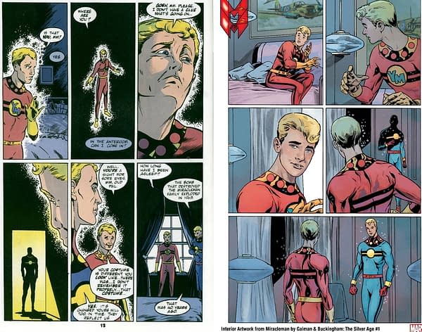 Compare How Mark Buckingham Completely Redrew Miracleman Silver Age