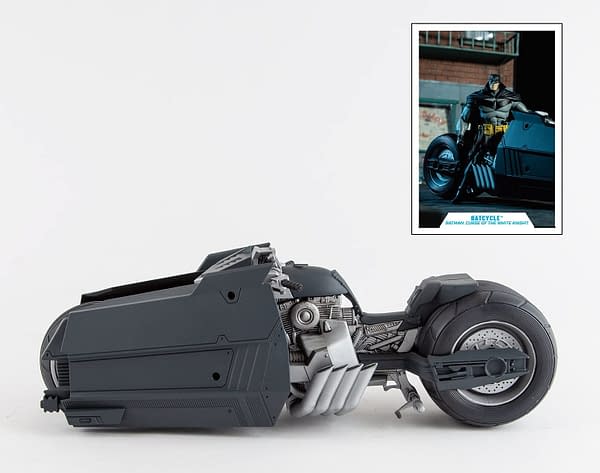 Batman Takes To The Streets With A New McFarlane Toys Batcycle