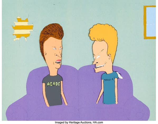 Beavis and Butt-Head Production Cels and Animation Drawing Group of 4 (MTV Productions, c. 1990s). Credit: Heritage Auctions