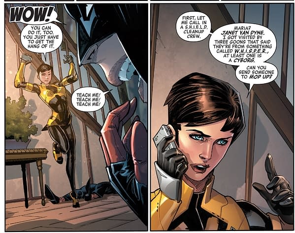 Marvel's Wasp Reveals Origins Of W.H.I.S.P.E.R.