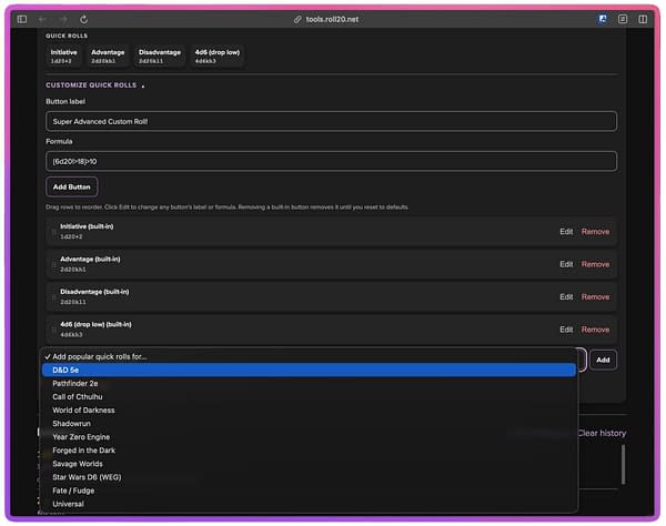 Roll20 Unleashes a New Free Quantum Dice Roller