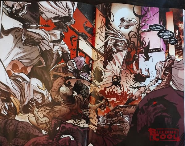 The Differences Between Blood Hunt #4 And Red Band Edition (Spoilers)