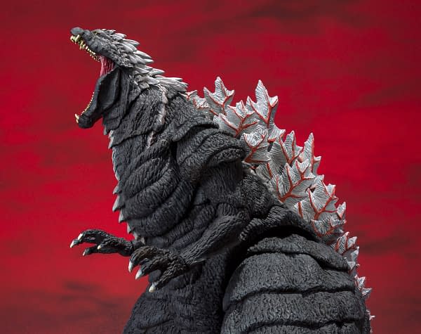 Anime Godzilla Rampages Through the City With S.H MonsterArts