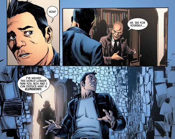 Batman #94 - Cassander Wycliffe Baker and Sherlock Holmes (Spoilers)