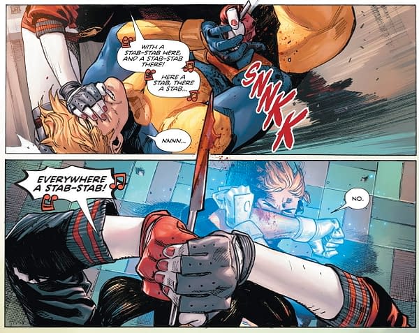 Harley Quinn Loves Booster Gold&#8230; To Death?