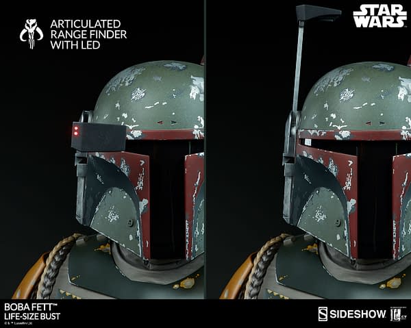 Boba Fett Gets the Life-Size Bust of Our Dreams from Sideshow