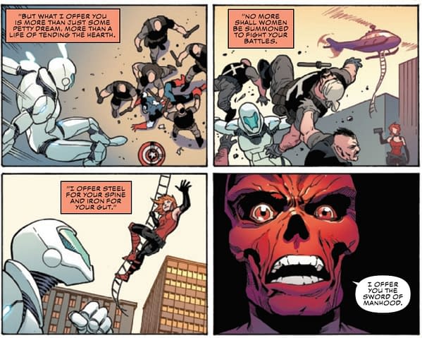 Jordan Peterson's Red Skull Vs Captain America and Agatha Harkness