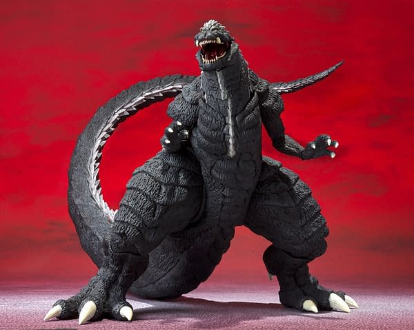 Anime Godzilla Rampages Through the City With S.H MonsterArts