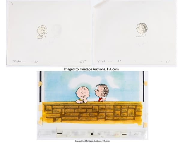 Peanuts: The Charlie Brown and Snoopy Show Production Cels and Animation Drawings. Credit: Heritage Auctions