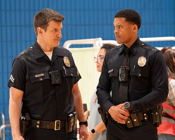 The Rookie Season 7 Ep. 9: "The Kiss" Trailer; New "Wildfire" Images