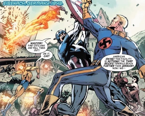 Captain America Always Knew How to Treat a Nazi (Invaders #6 Preview)