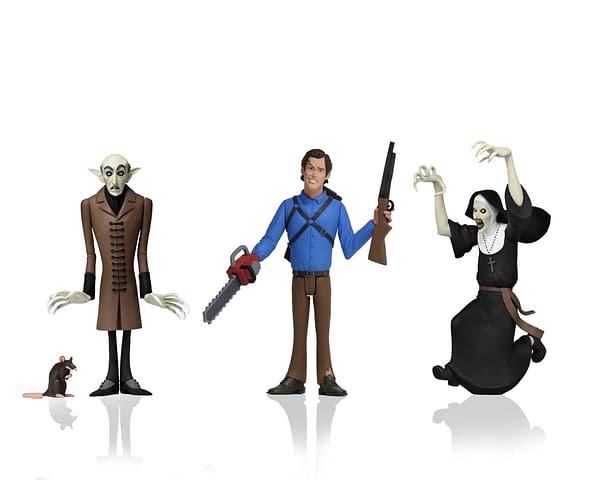 Toony Terrors Wave 3 From NECA Includes Ash, The Nun, and Nosferatu