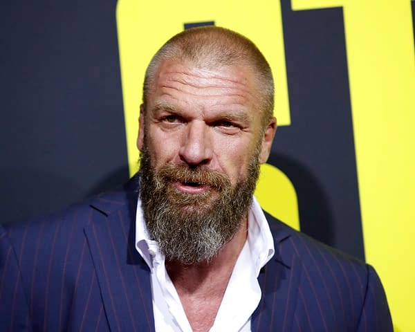 Triple H at the "Stuber" Premiere at the Regal LA Live on July 10, 2019 in Los Angeles, CA. Editorial credit: Kathy Hutchins / Shutterstock.com