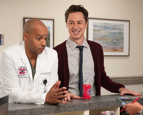 Scrubs S01E01: "My Return," S01E02: "My 2nd First Day" Images Released