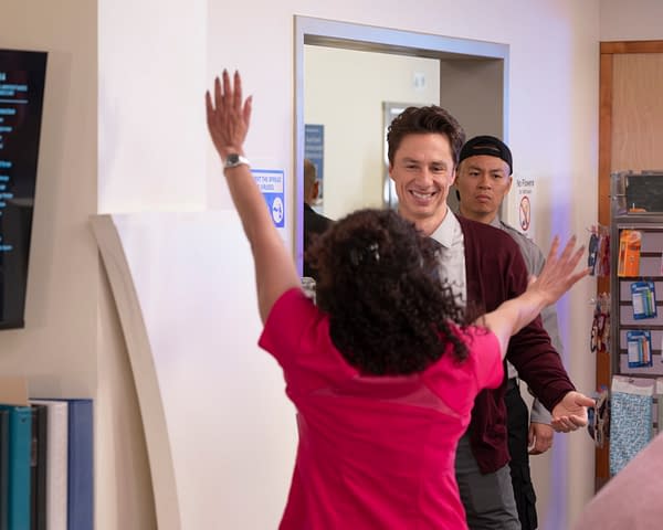 Scrubs S01E01: "My Return," S01E02: "My 2nd First Day" Images Released