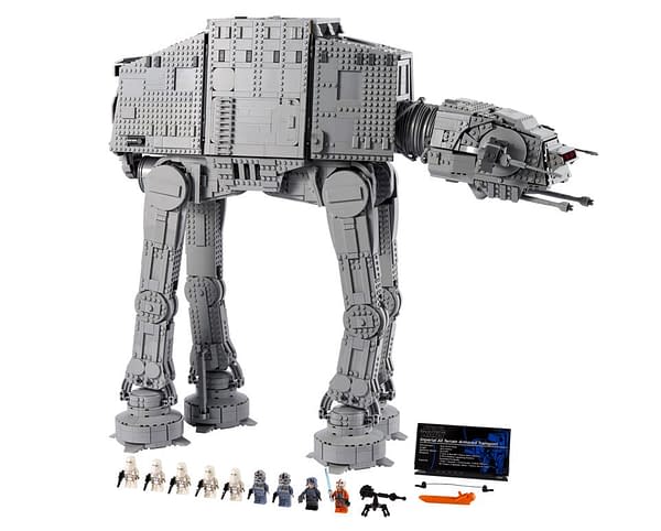 LEGO Reveal Massive 6,700 Piece Star Wars AT-AT Construction Set