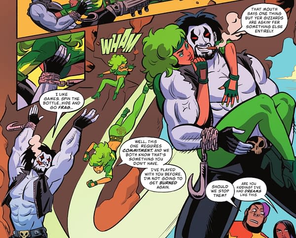 Lobo & Fire, The New Hot Couple Of DC Comics? (Spoilers)