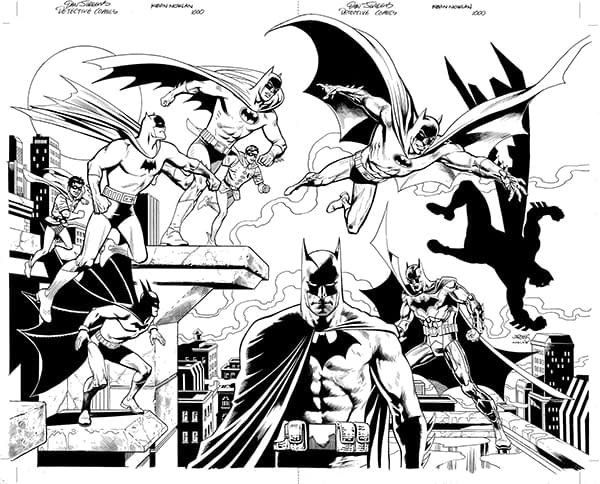 Dan Jurgens' Bat History Behind Detective Comics #1000 Cover With Kevin Nowlan for Dynamic Forces