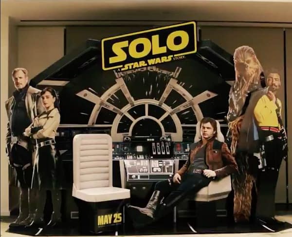 Star Wars Releases First Look at 'Solo' Lobby Display