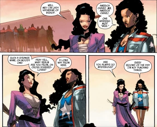 Joe Casey, Not Paid For America Chavez In Doctor Strange, Or Anything