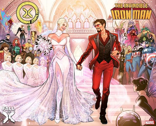 The Wedding Of Emma Frost And Tony Stark Is Not How It Was Pictured