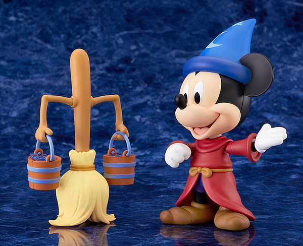 Mickey Mouse Becomes the Sorcerer's Apprentice with Good Smile