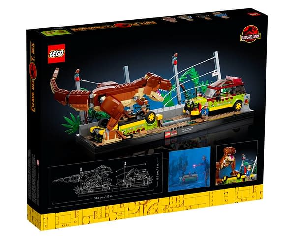 LEGO Announces 1,212 Piece Jurassic Park T-Rex Breakout Set
