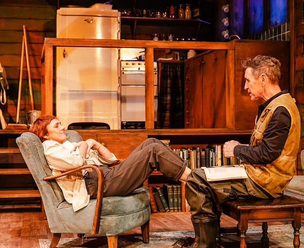 Paul McGann Guts a Fish On Stage, Every Night, in The River: A Review