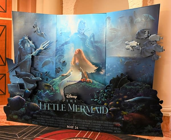 The Little Mermaid Standee Dazzles At CinemaCon 2023