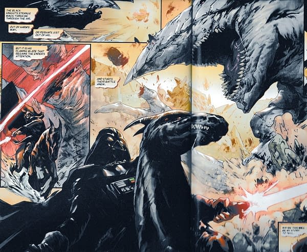 Darth Vader is Frank Frazetta's Death Dealer in Tomorrow's Star Wars: Vader: Dark Visions #1 (Spoilers)