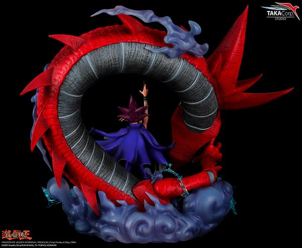 Taka Corp Studio Reveals New Yu-Gi-Oh Slifer the Sky Dragon Statue