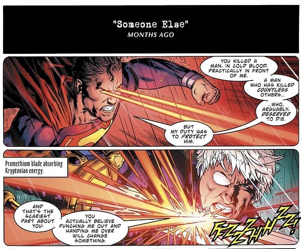 Is This Superman's Biggest Punch Ever? Justice League #25 Spoilers...