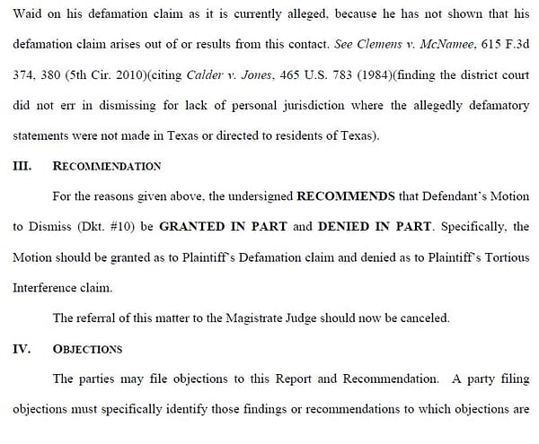 Judge Makes Recommendations in Case Between Richard Meyer and Mark Waid Over Claims of Tortious Interference and Defamation