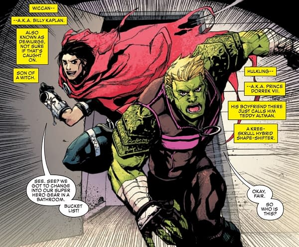 Wiccan and Hulkling Return in Death's Head #1 [Preview]