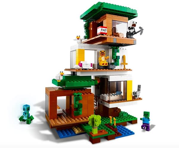 Minecraft Comes To Life With New Modern Treehouse LEGO Set